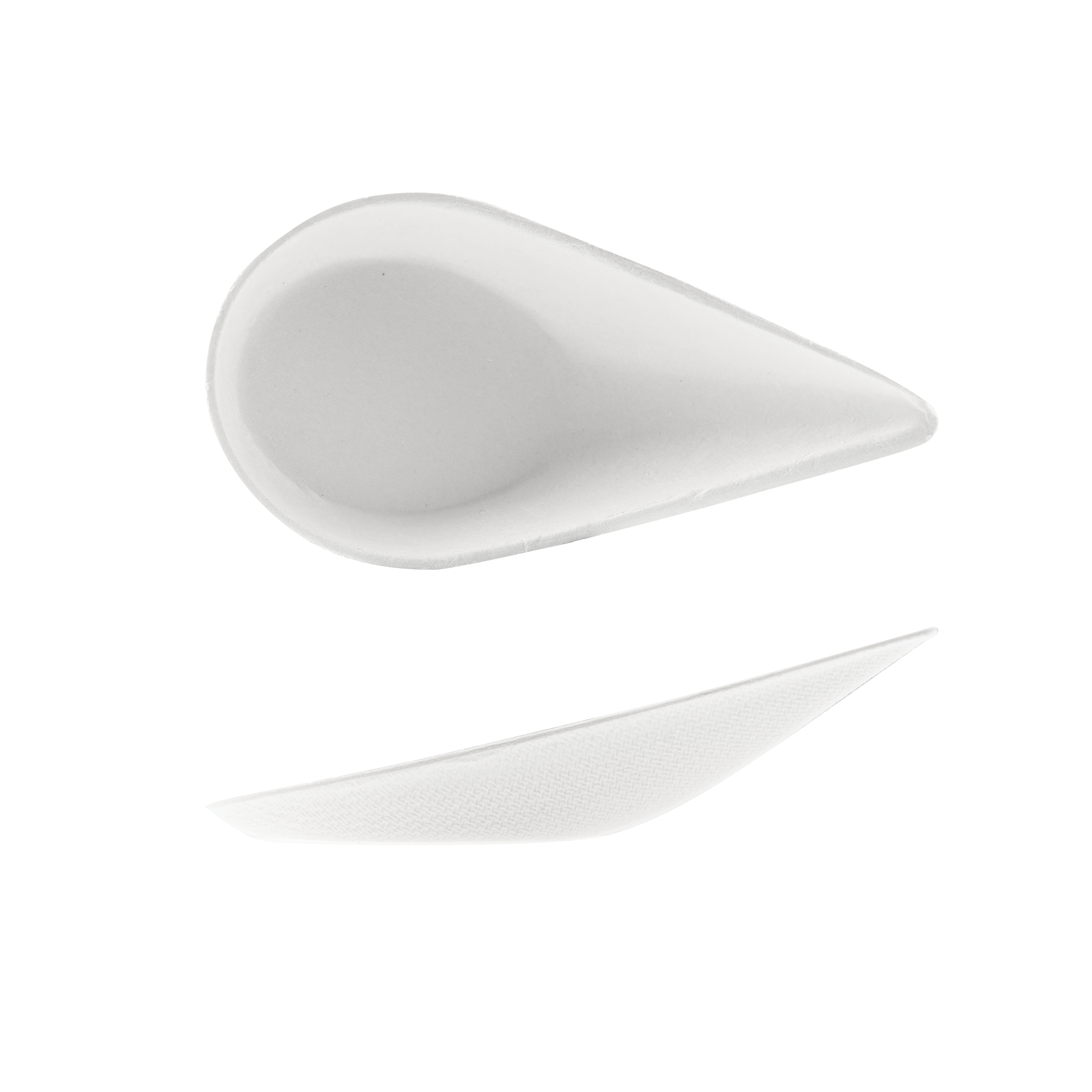 Belix Drop Plate Canape Dish (102x50x29mm Pack of 50 - White) (Carton)