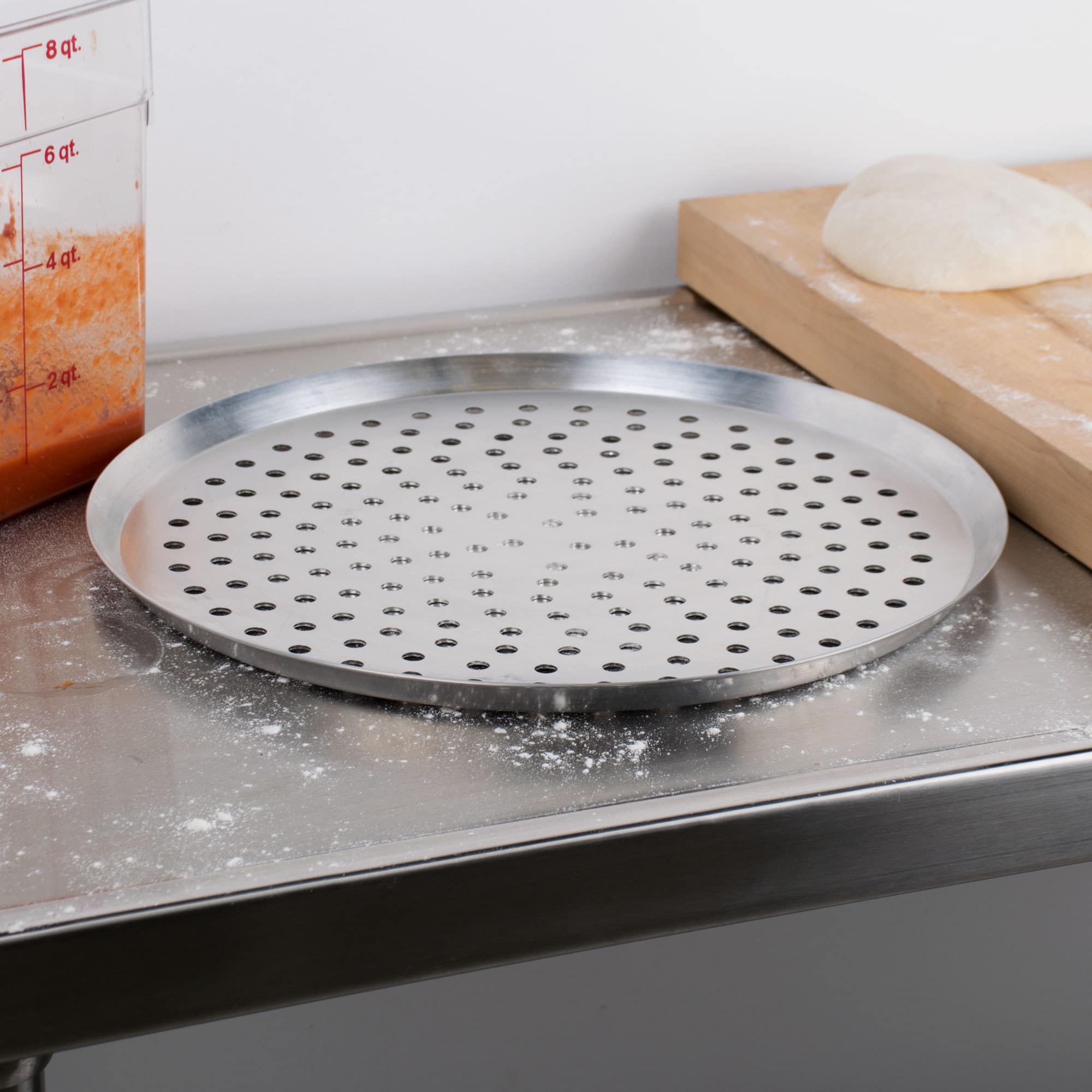 KH Amore Perforated Pizza Tray 300mm (12") Alum