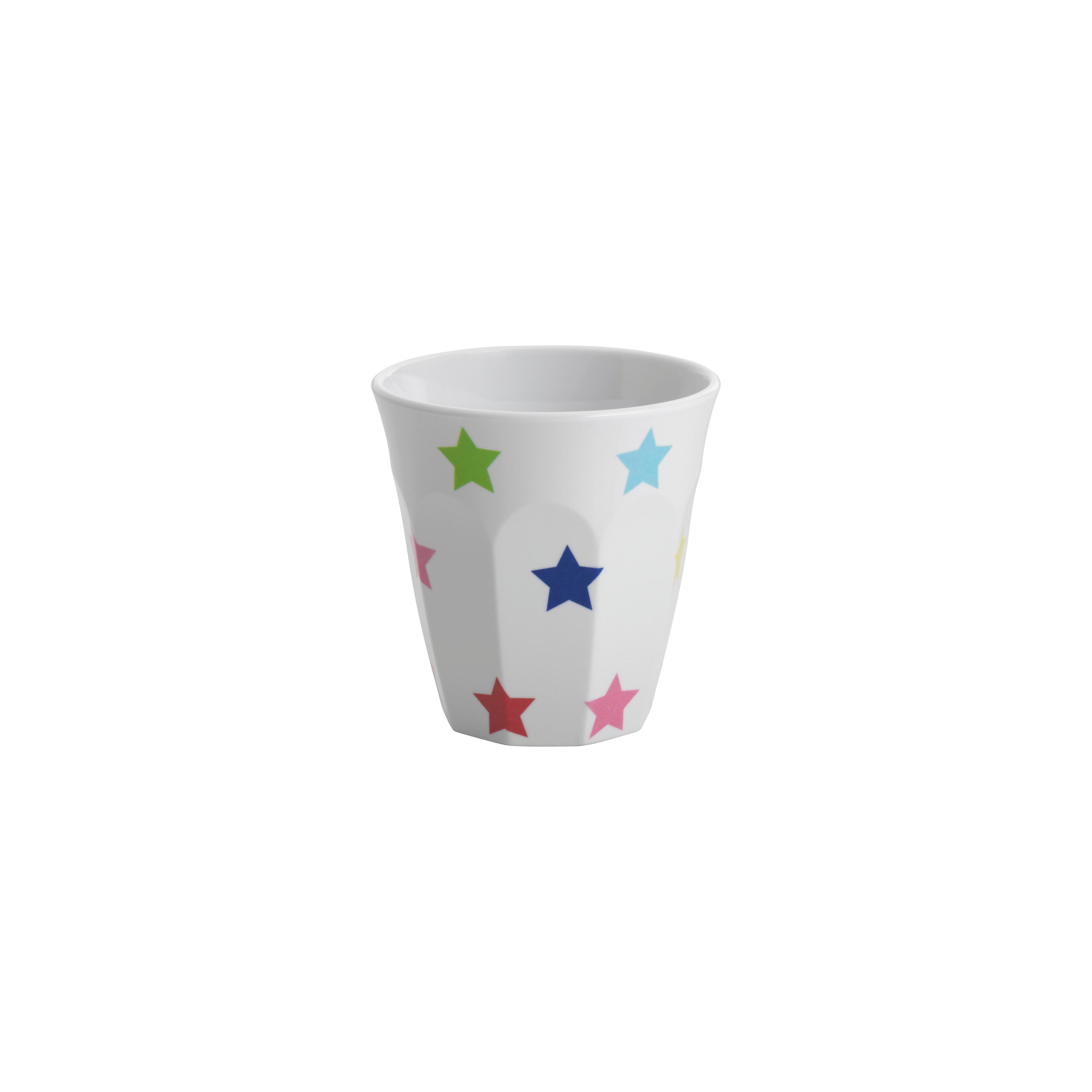 JAB Design Multicolour Stars on White Tumbler 300ml