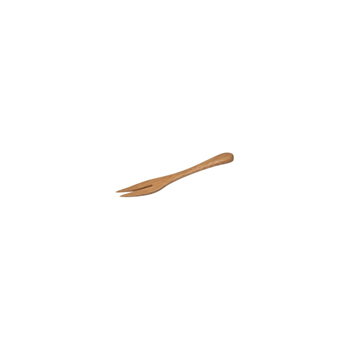 Belix Bamboo Mini Fork (10pcs/Pack) (90mm - Beige)