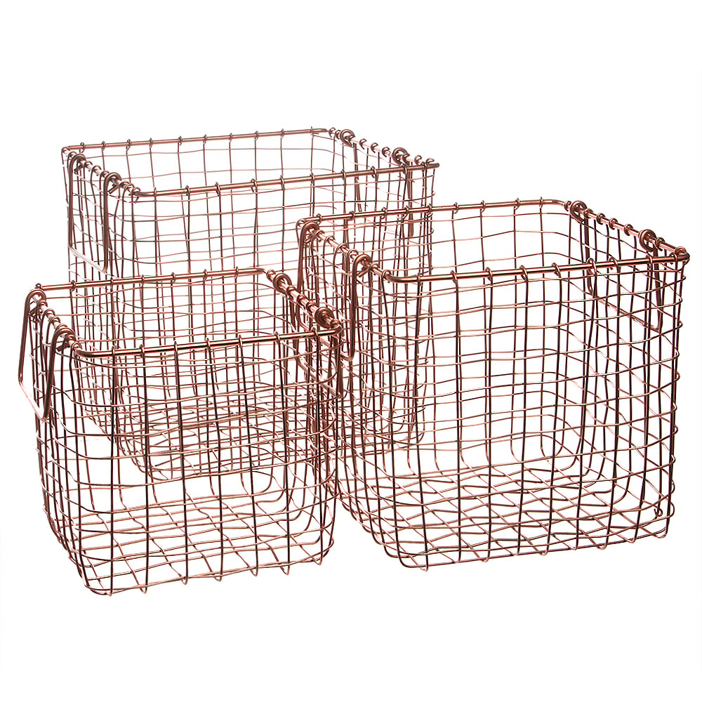 Robert Gordon Utility Basket Copper Set 3