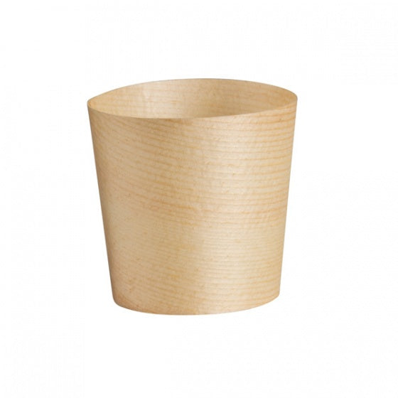 Belix Bio Wood Cup (55x60mm Pack of 50 - Beige)