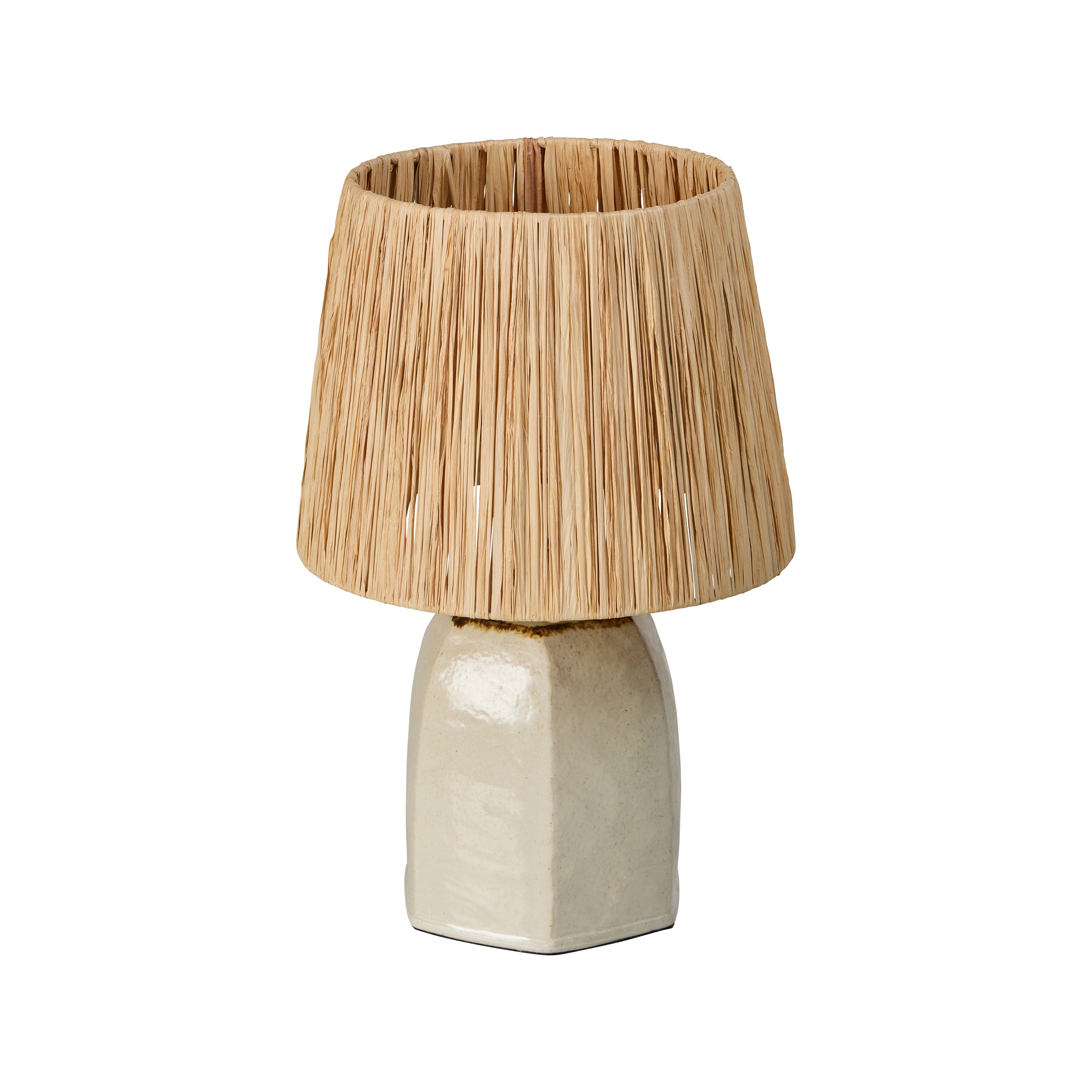 Amalfi Niro Table Lamp Ivory & Natural