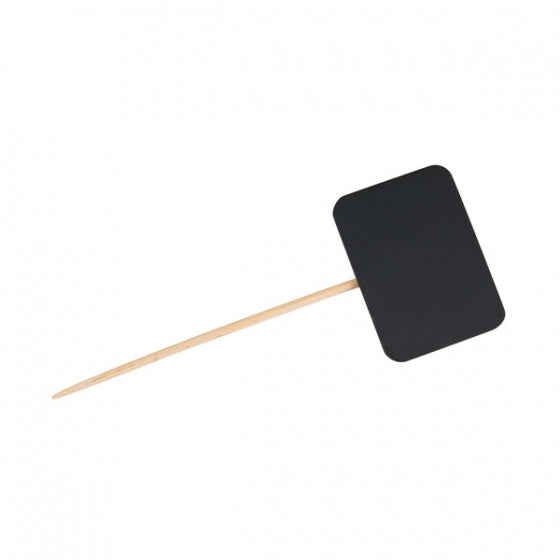 Belix Bamboo Chalkboard Skewer (180mm Pack of 25 - Multicolour)