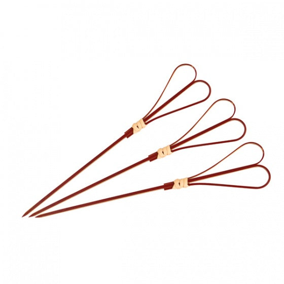 Belix Bamboo Skewer - Heart - Red 180mm (100pcs/Pack)