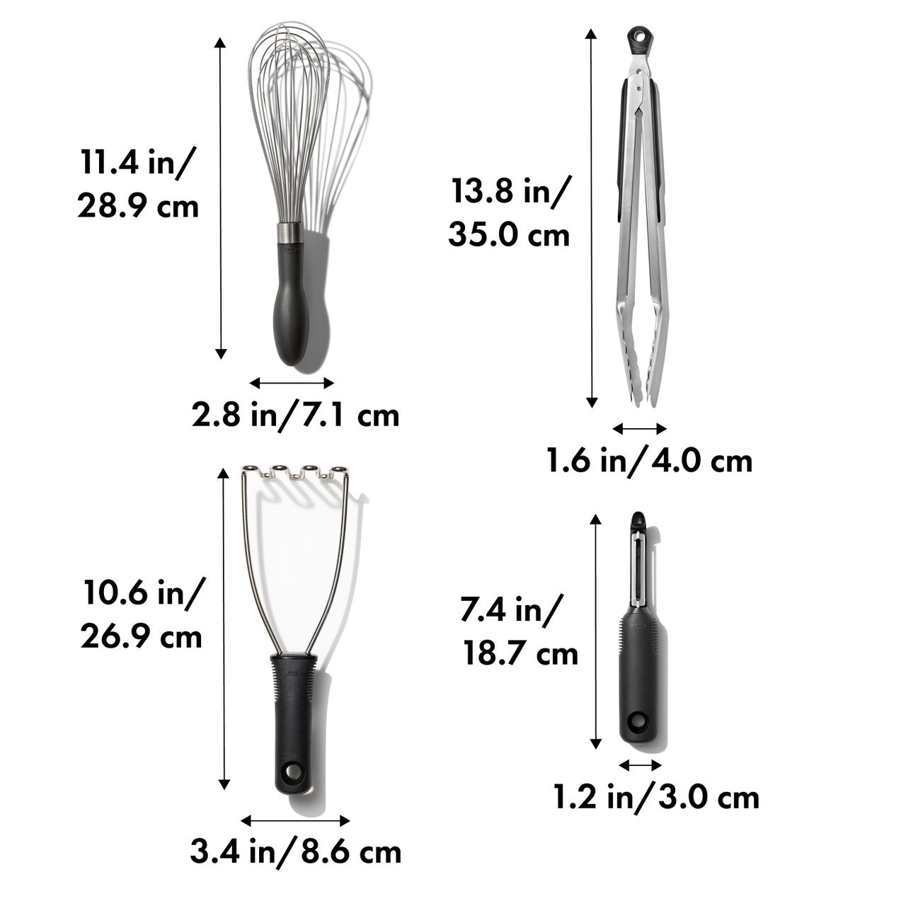 OXO Good Grips 4-Piece Essential Kitchen Tool Set