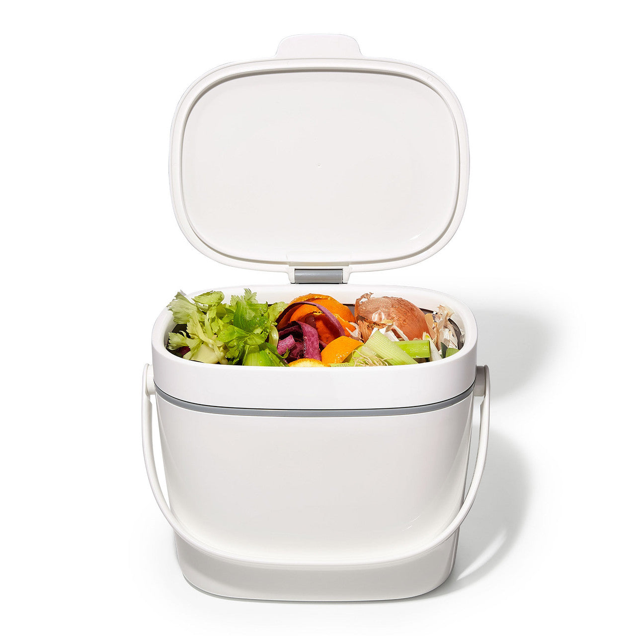 OXO Good Grips Easy-Clean Compost Bin 6.6L - White