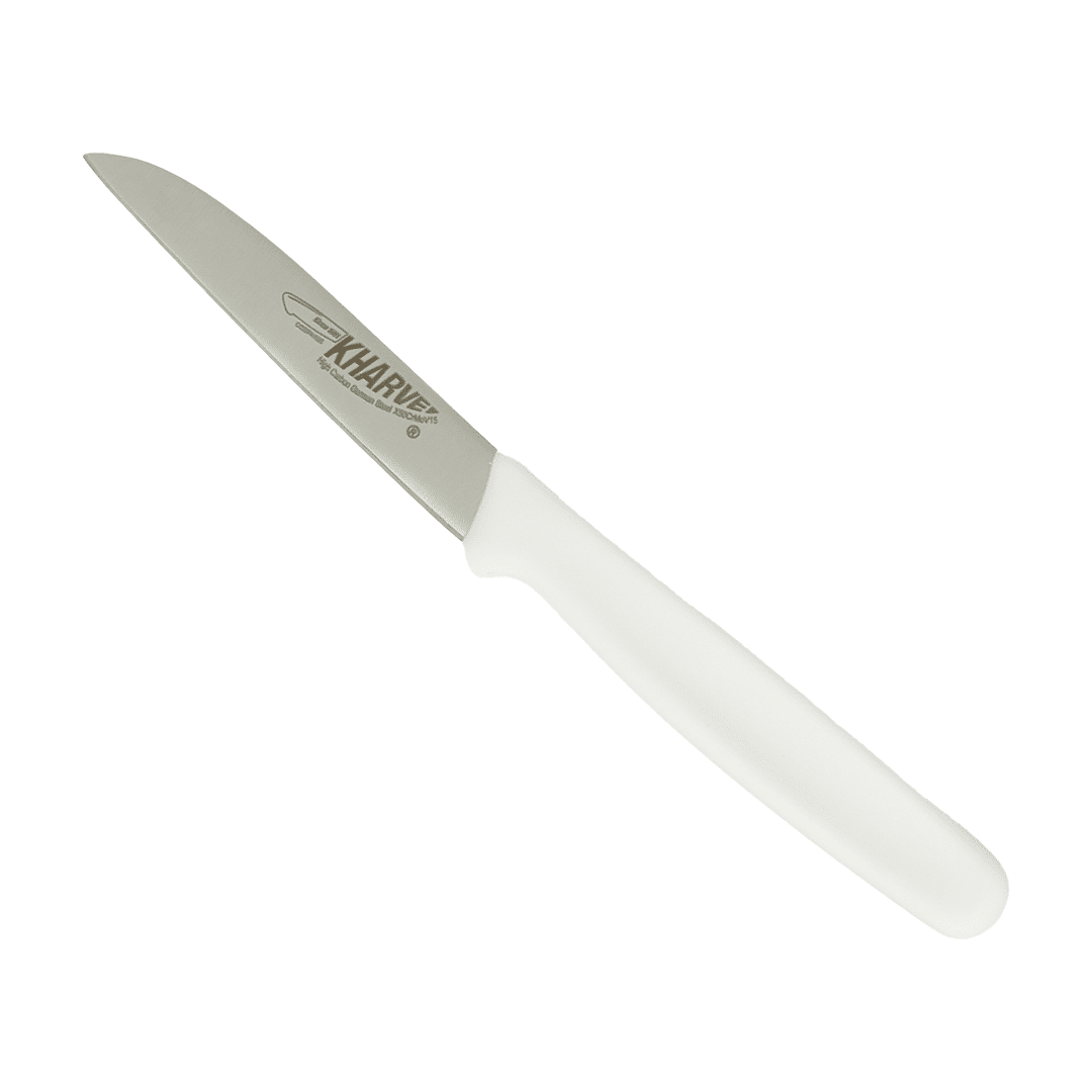 KH Kharve Paring Knife European 8cm White Handle