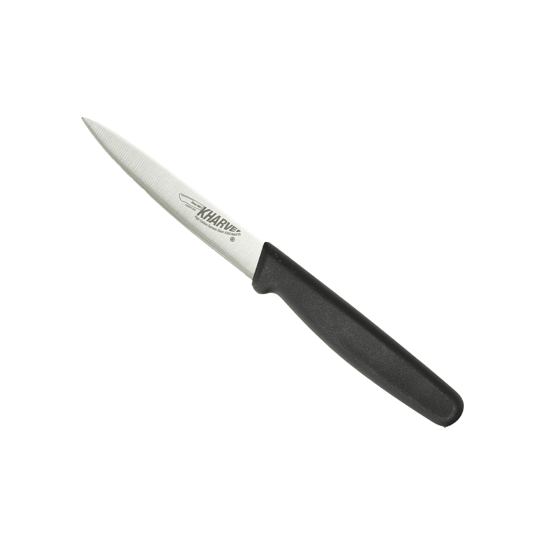 KH Kharve Paring Knife 10cm Black Handle