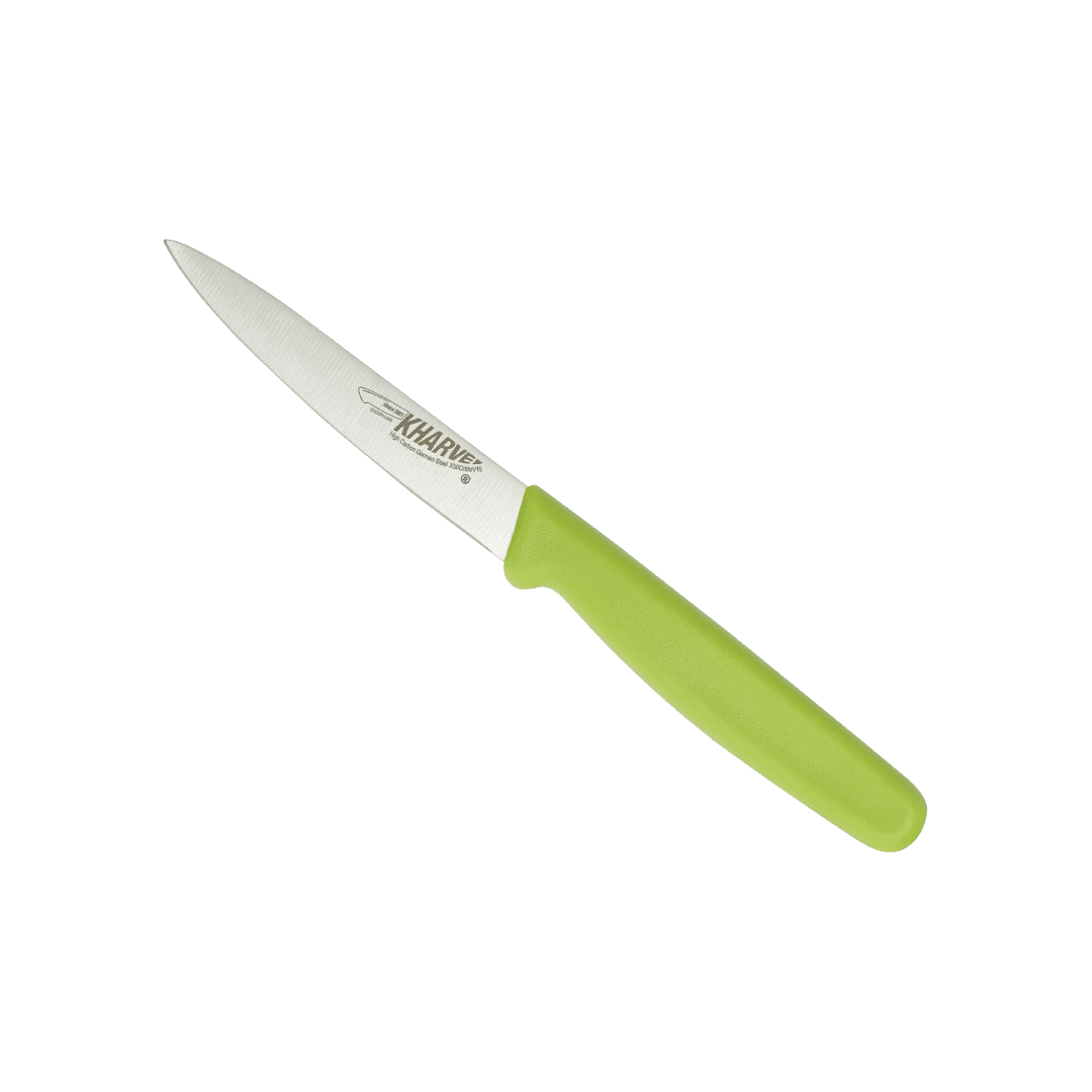 KH Kharve Paring Knife 10cm Green Handle