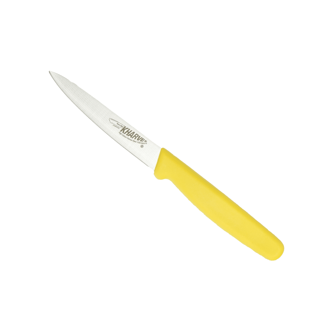 KH Kharve Paring Knife 10cm Yellow Handle