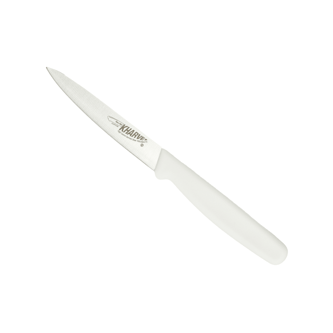 KH Kharve Paring Knife 10cm White Handle