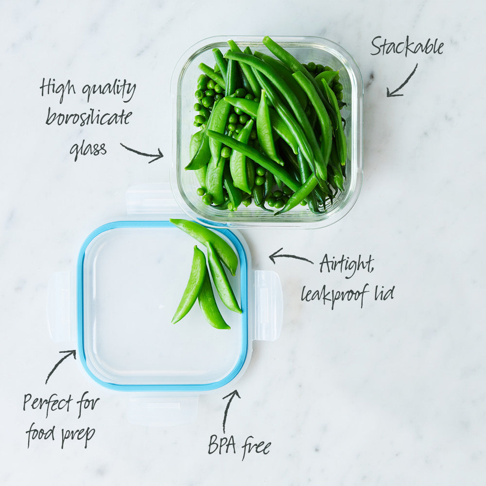 Wiltshire Glass Food Container Square 800ml