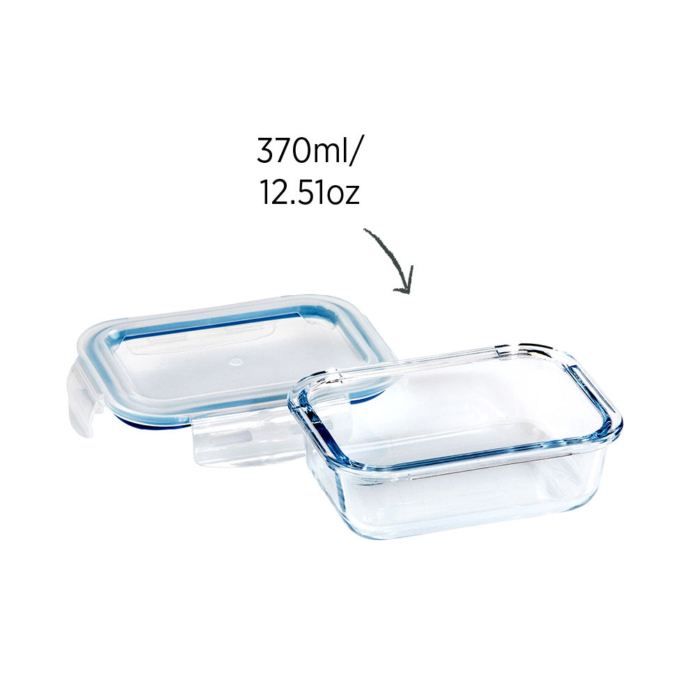 Wiltshire Glass Food Container Rectangle 370ml