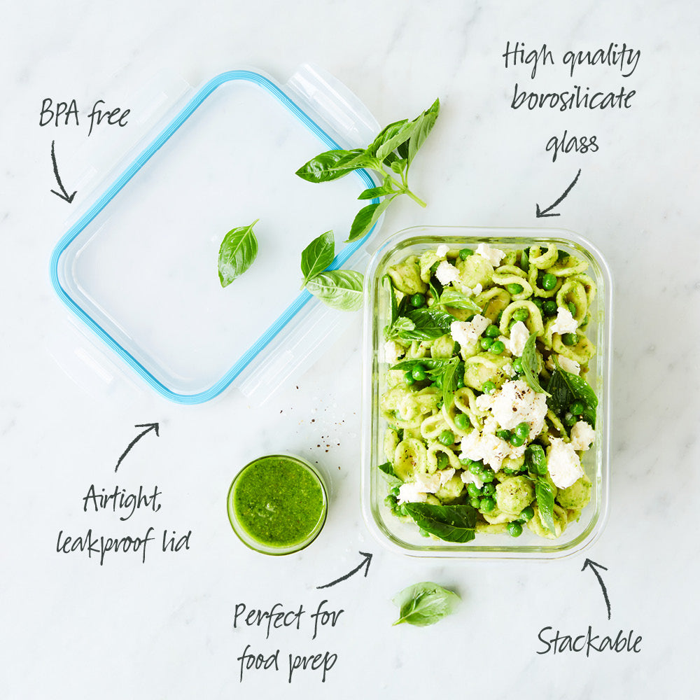 Wiltshire Glass Food Container Rectangle 1000ml