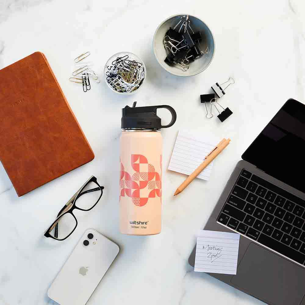 Wiltshire Insulated Stainless Steel Bottle Watermelon 500ml/17oz