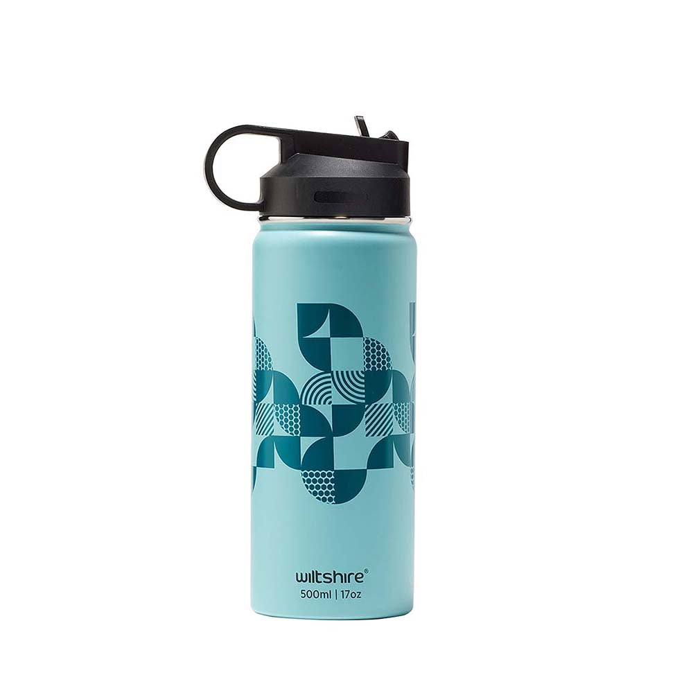Wiltshire Insulated Stainless Steel Bottle Aqua 500ml/17oz