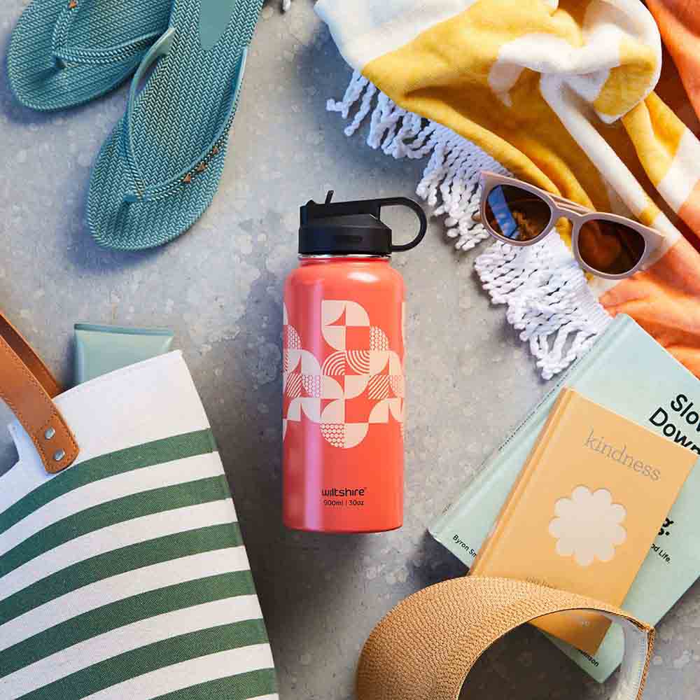 Wiltshire Insulated Stainless Steel Bottle Flamingo 900ml/30oz