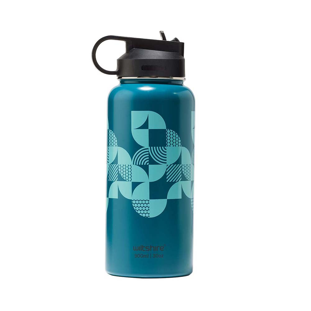 Wiltshire Insulated Stainless Steel Bottle Blue Opal 900ml/30oz