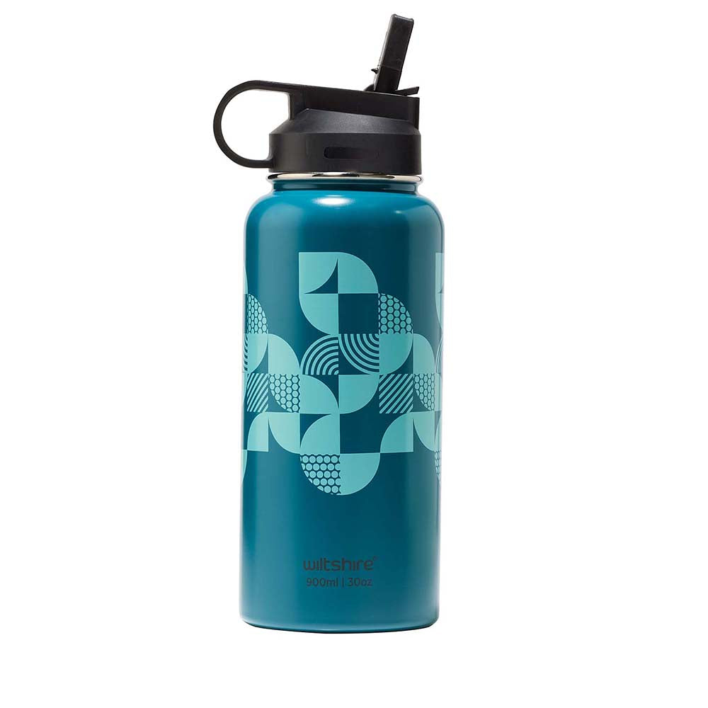 Wiltshire Insulated Stainless Steel Bottle Blue Opal 900ml/30oz