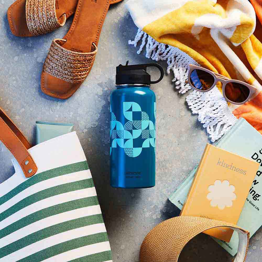 Wiltshire Insulated Stainless Steel Bottle Blue Opal 900ml/30oz