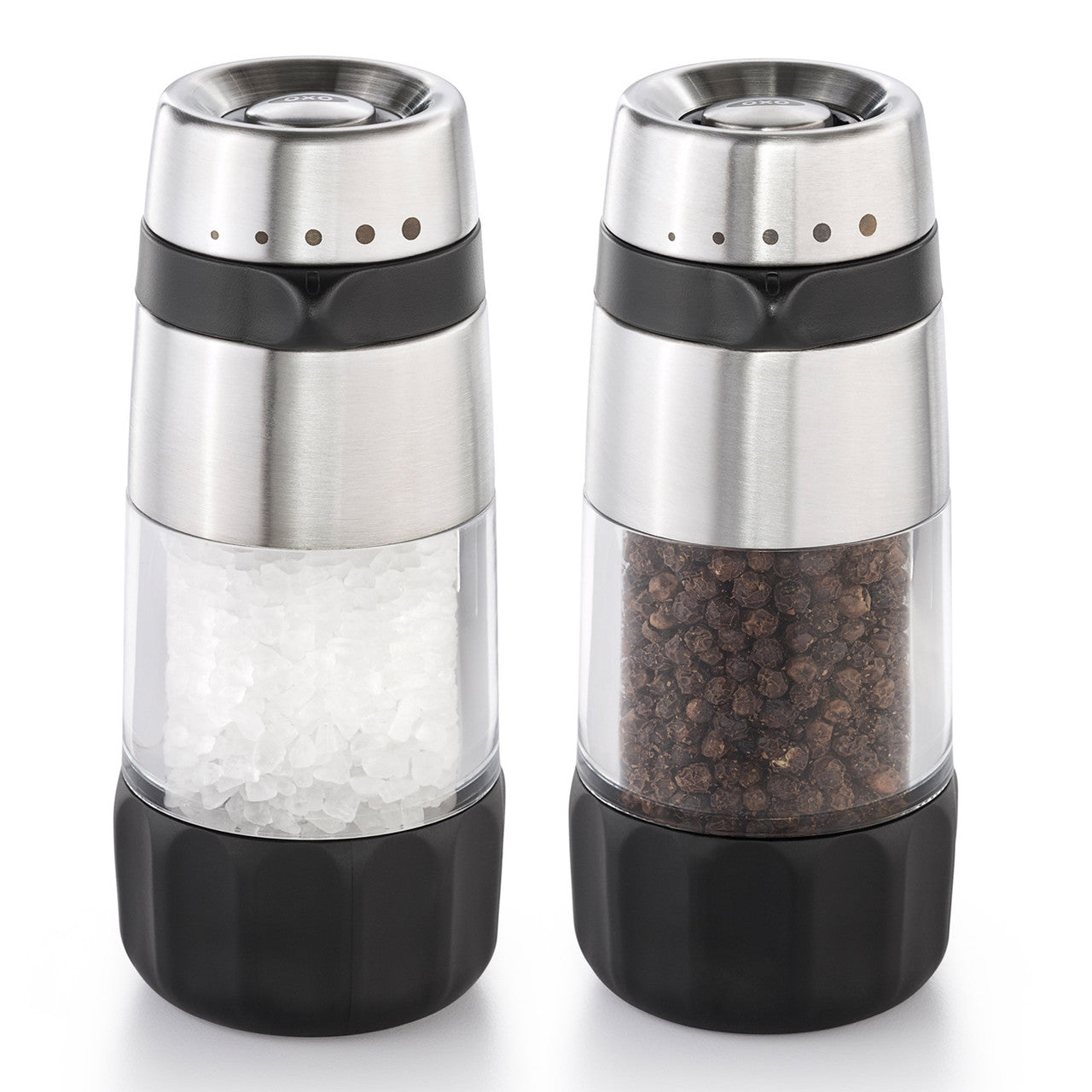 OXO Good Grips Accent Mess-Free Salt & Pepper Grinder Set