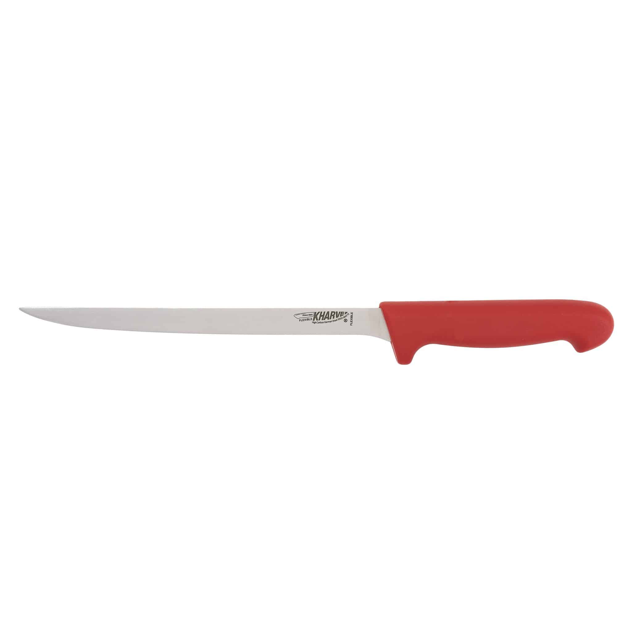 KH Kharve Filleting Knife Flexible 20cm Red
