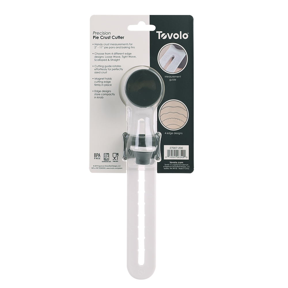 Tovolo Precision Pie Crust Cutter - Charcoal