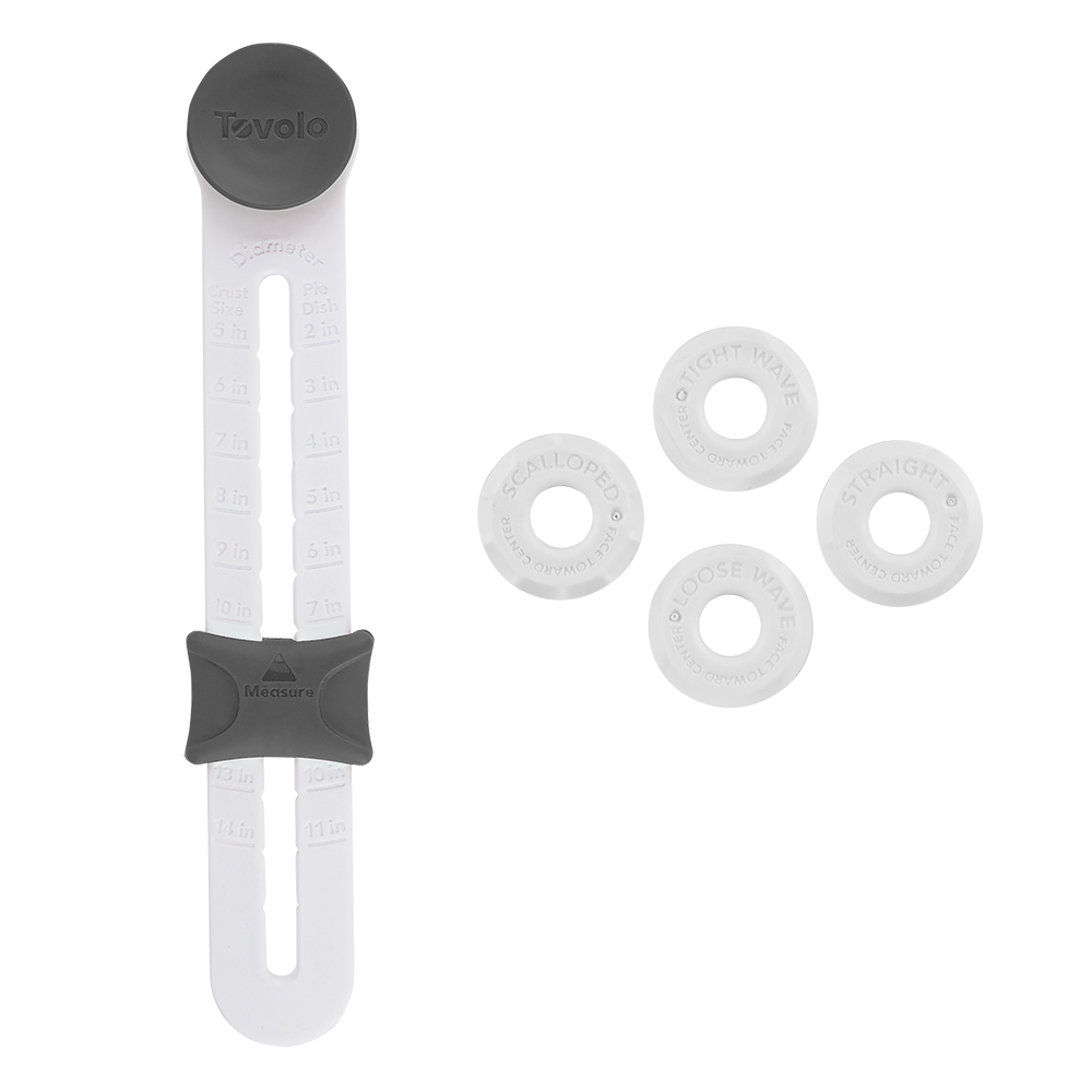 Tovolo Precision Pie Crust Cutter - Charcoal
