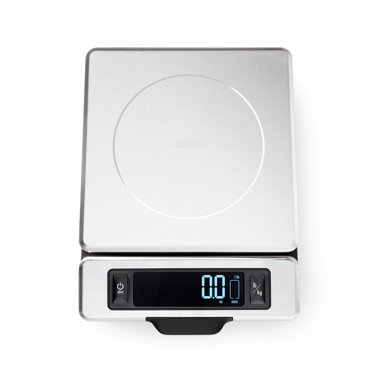 OXO Good Grips 11 lb / 5kg Stainless Steel Food Scale With Pull-Out Display