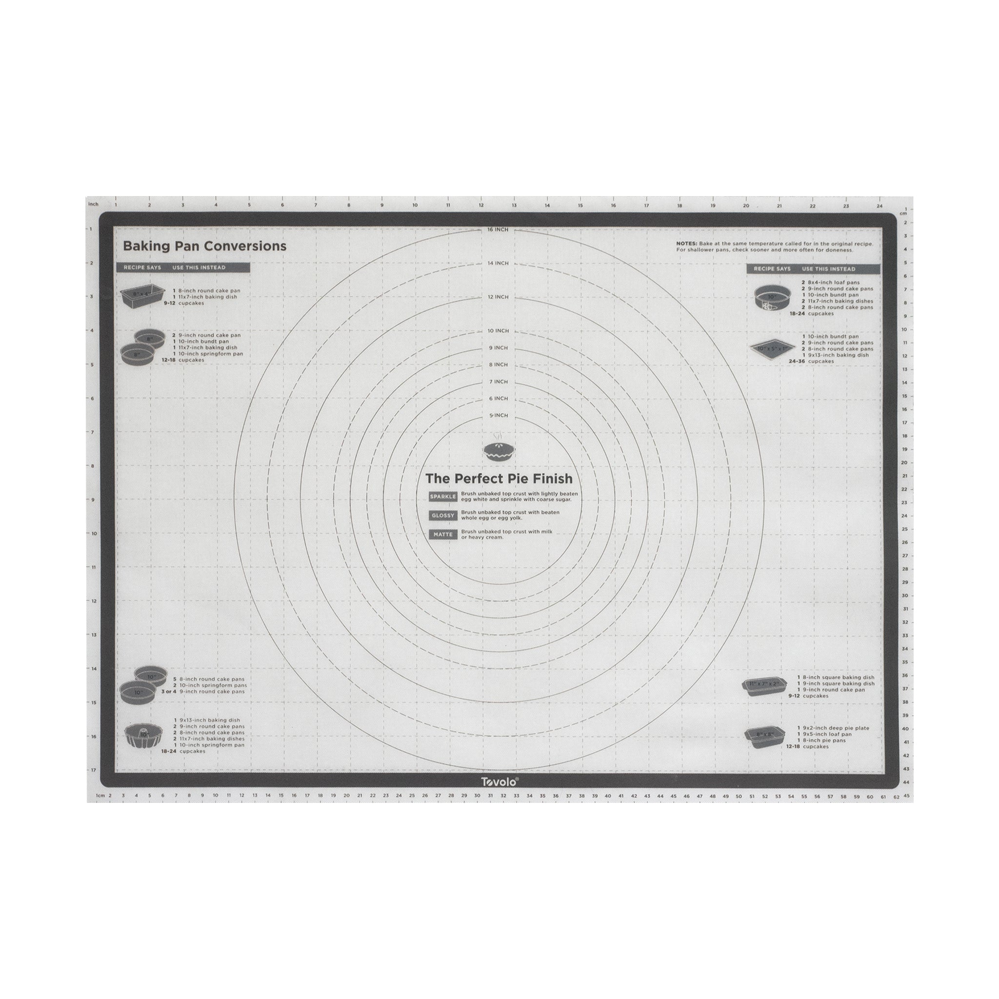 Tovolo 'Truebake' Silicone Pastry Mat 63.5 x 45.5cm  - Charcoal