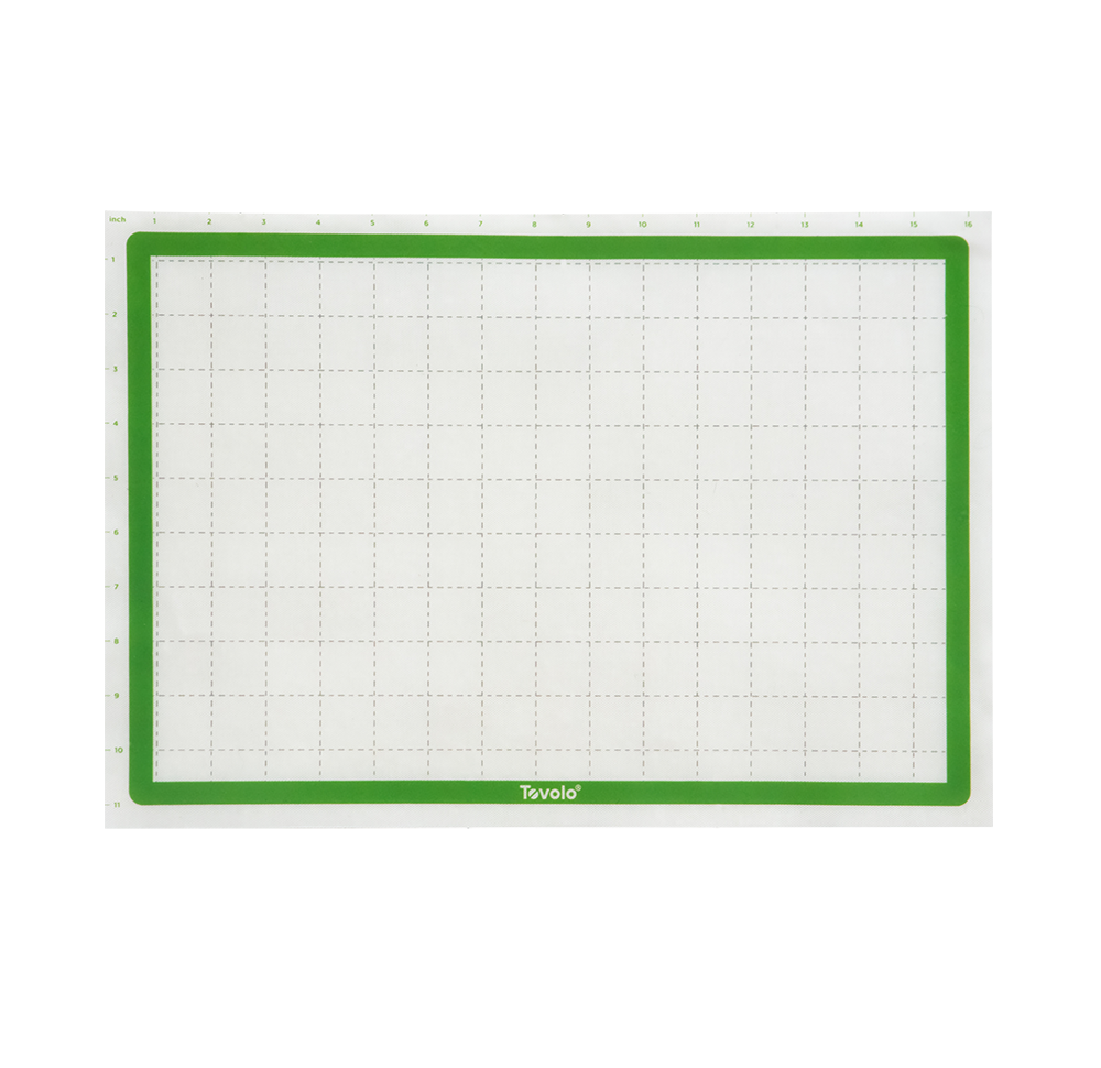 Tovolo 'TrueBake' Silicone Baking Mat – Half Sheet (42 × 29 cm) – Pesto
