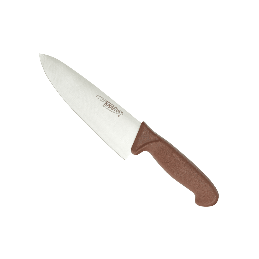 KH Kharve Cooks Knife 15cm Brown Handle