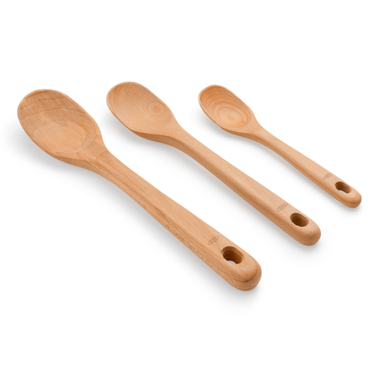 OXO Good Grips 3-Piece Wooden Spoon Set