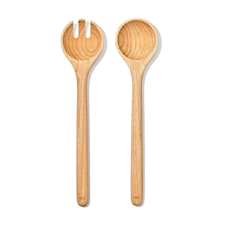 OXO Good Grips 2 Piece Beechwood Salad Servers