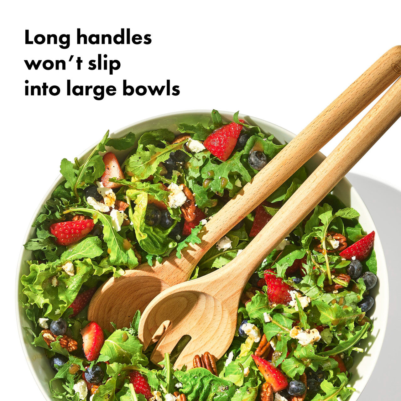 OXO Good Grips 2 Piece Beechwood Salad Servers