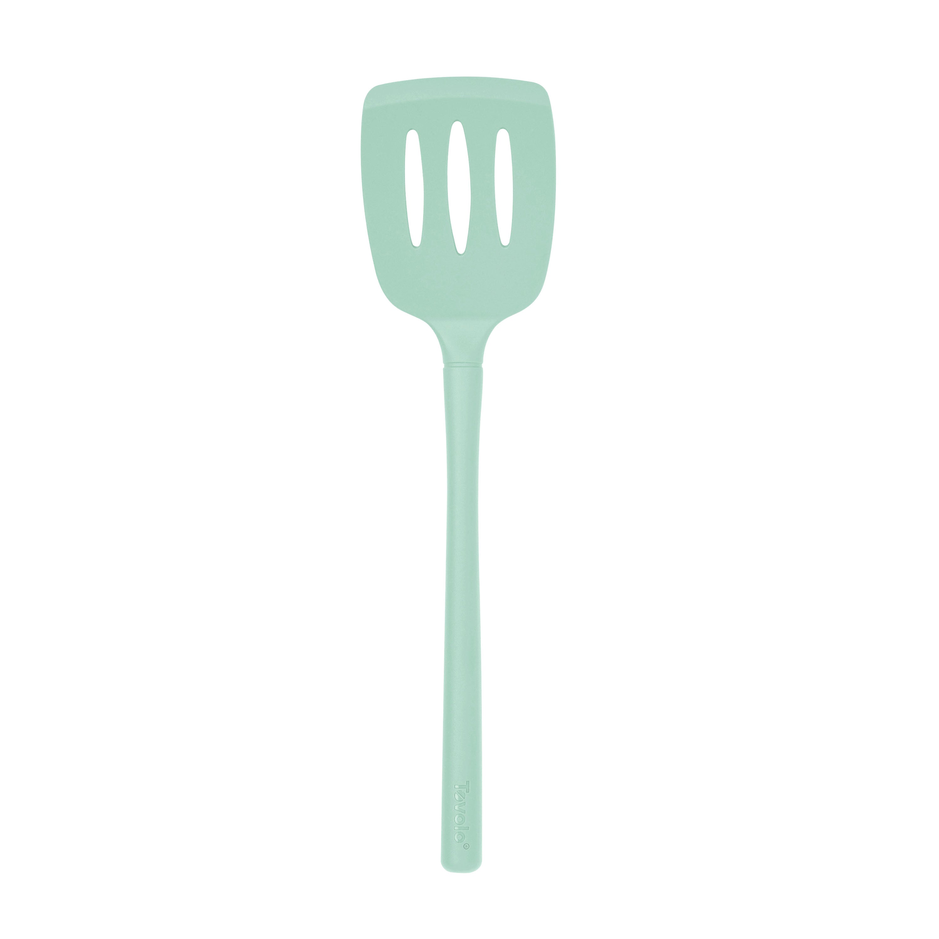 Tovolo 'Flex-Core' All Silicone Slotted Turner - Light Aqua