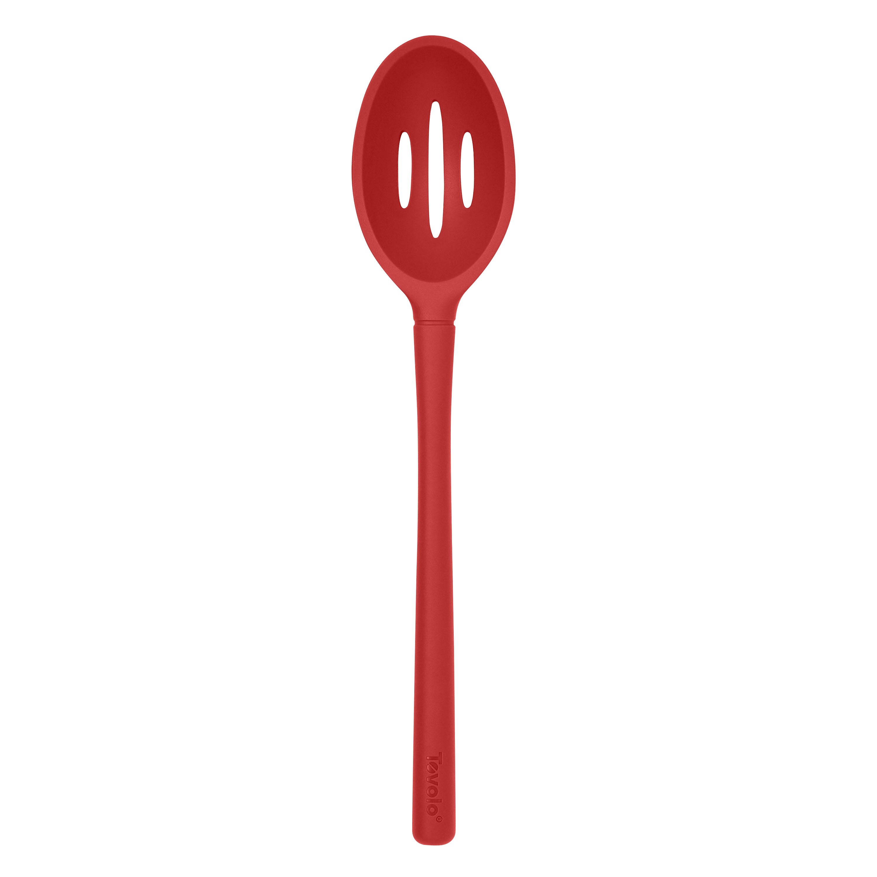 Tovolo 'Flex-Core' All Silicone Slotted Deep Spoon - Cayenne