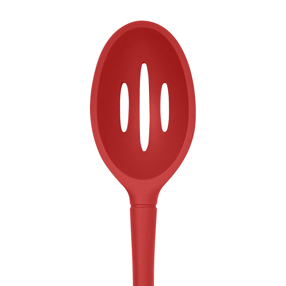 Tovolo 'Flex-Core' All Silicone Slotted Deep Spoon - Cayenne