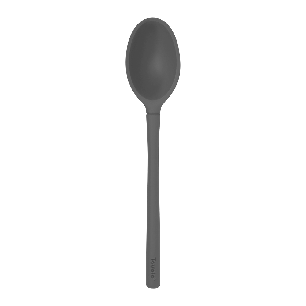 Tovolo Flex-Core All Silicone Small Deep Spoon - Charcoal