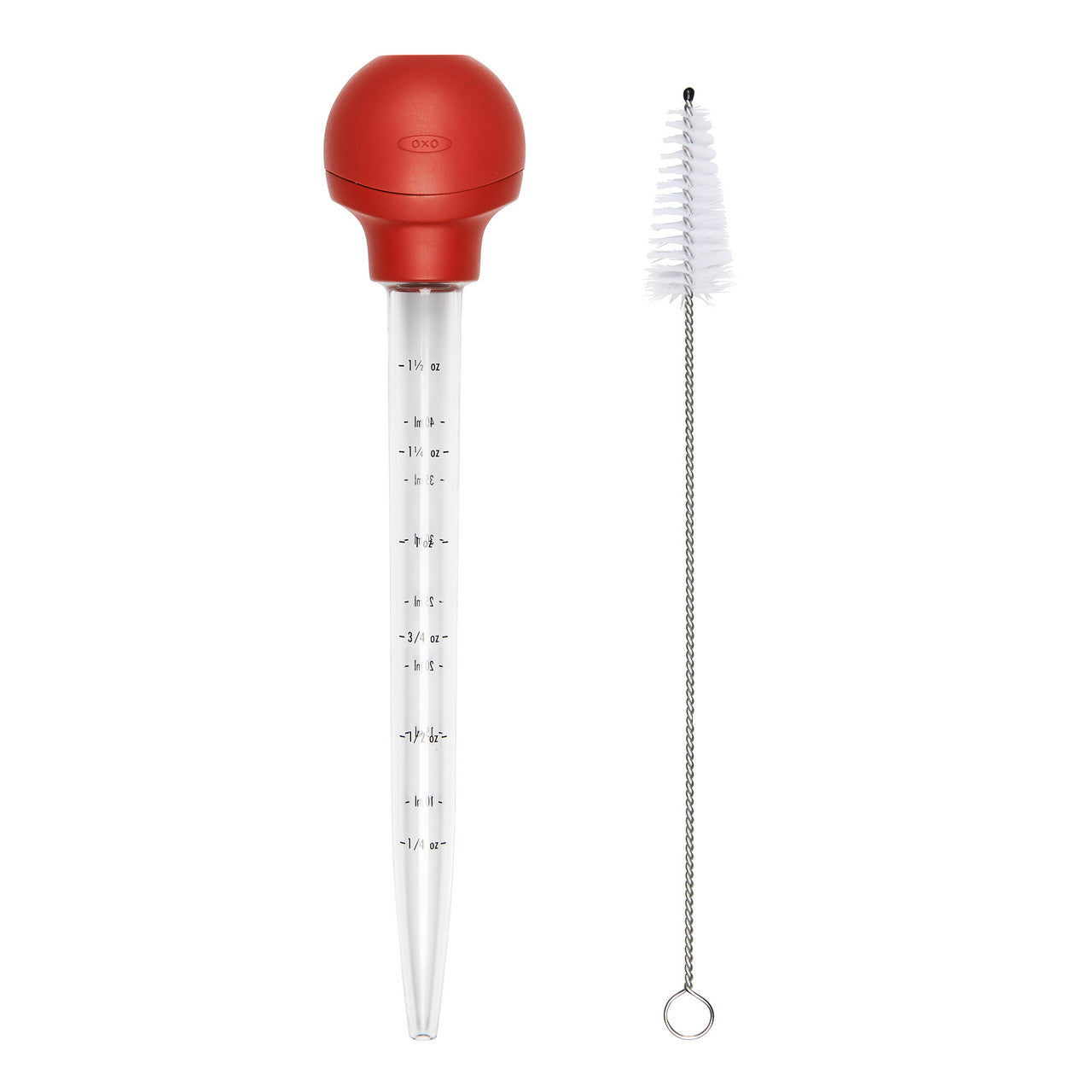 OXO Good Grips Baster with Cleaning Brush - Red