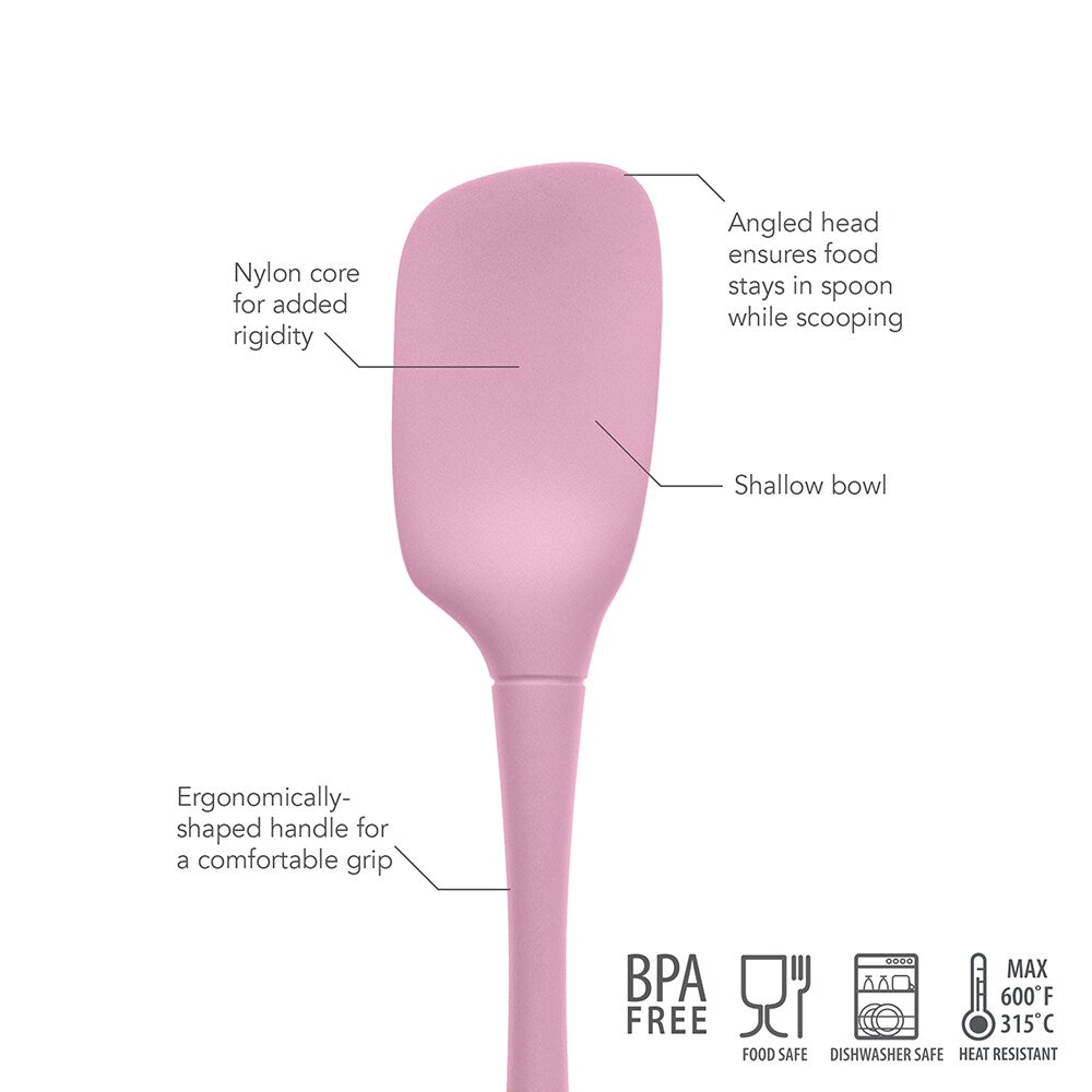 Tovolo "Flex-Core" All Silicone Spoonula - Pink Sorbet