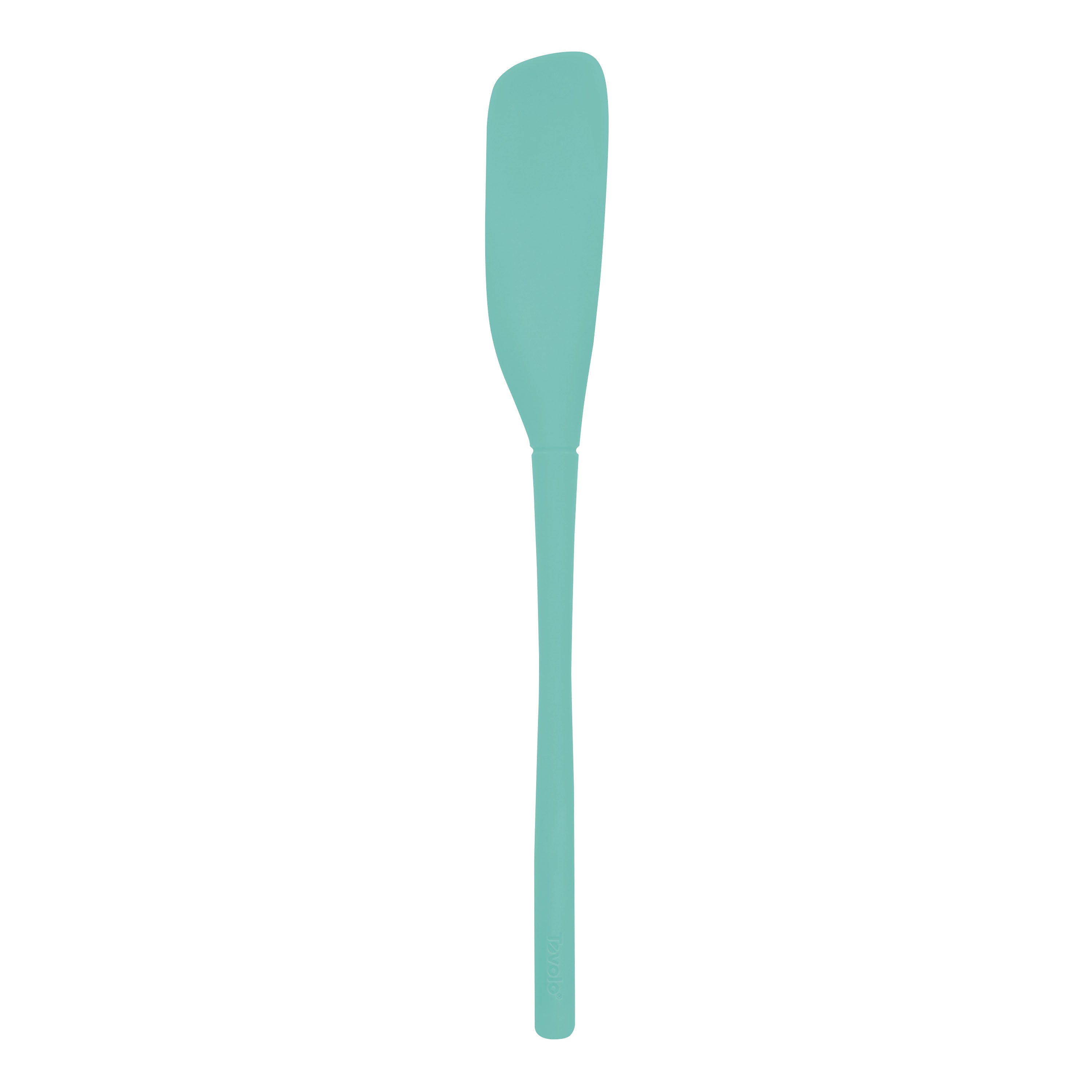 Tovolo "Flex-Core" All Silicone Jar Scraper - Light Aqua