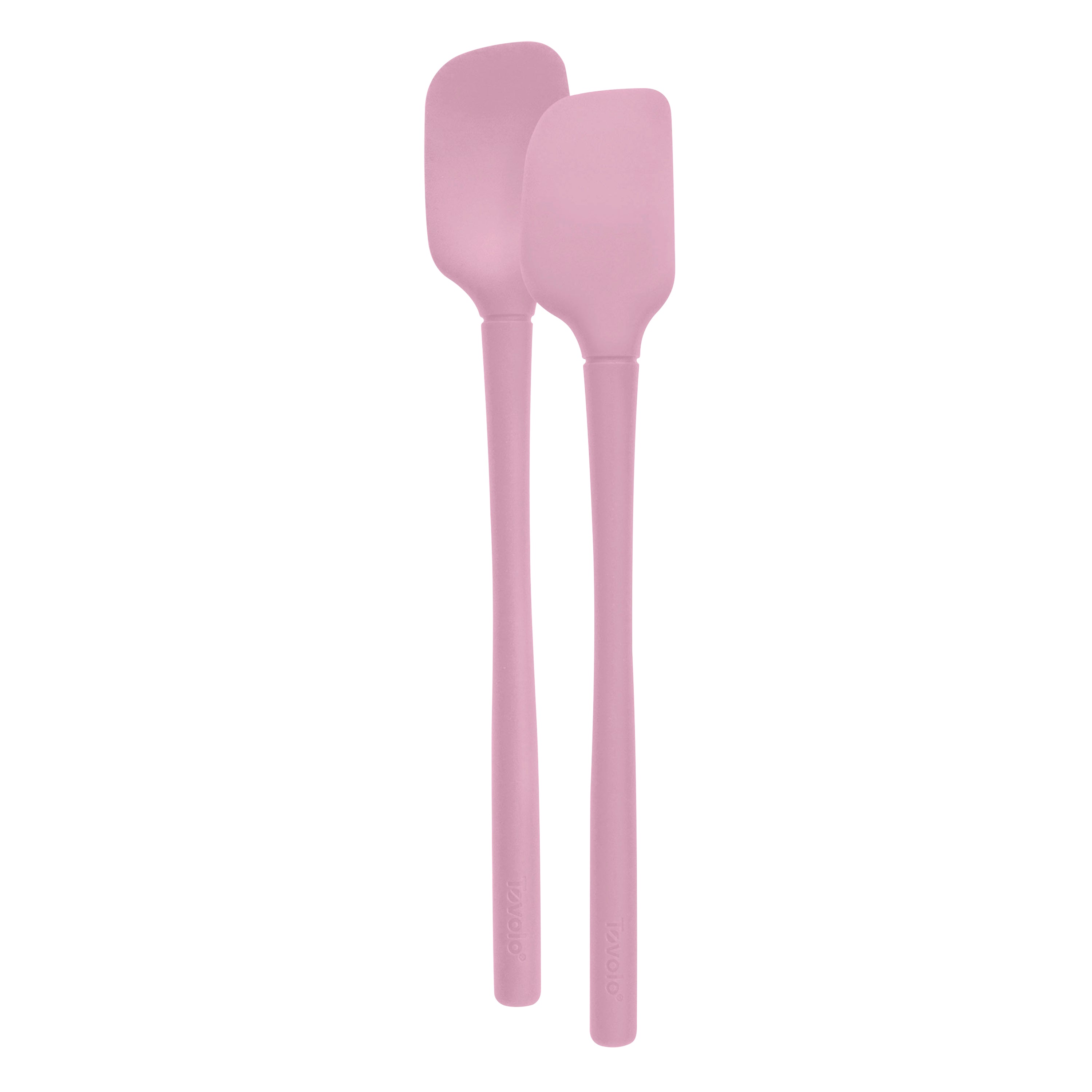 Tovolo "Flex-Core" All Silicone Set 2 Mini Spatula/Spoonula - Pink Sorbet