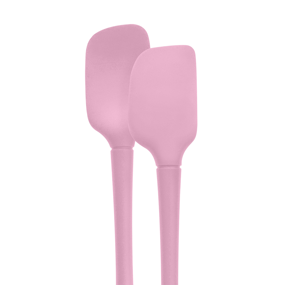 Tovolo "Flex-Core" All Silicone Set 2 Mini Spatula/Spoonula - Pink Sorbet