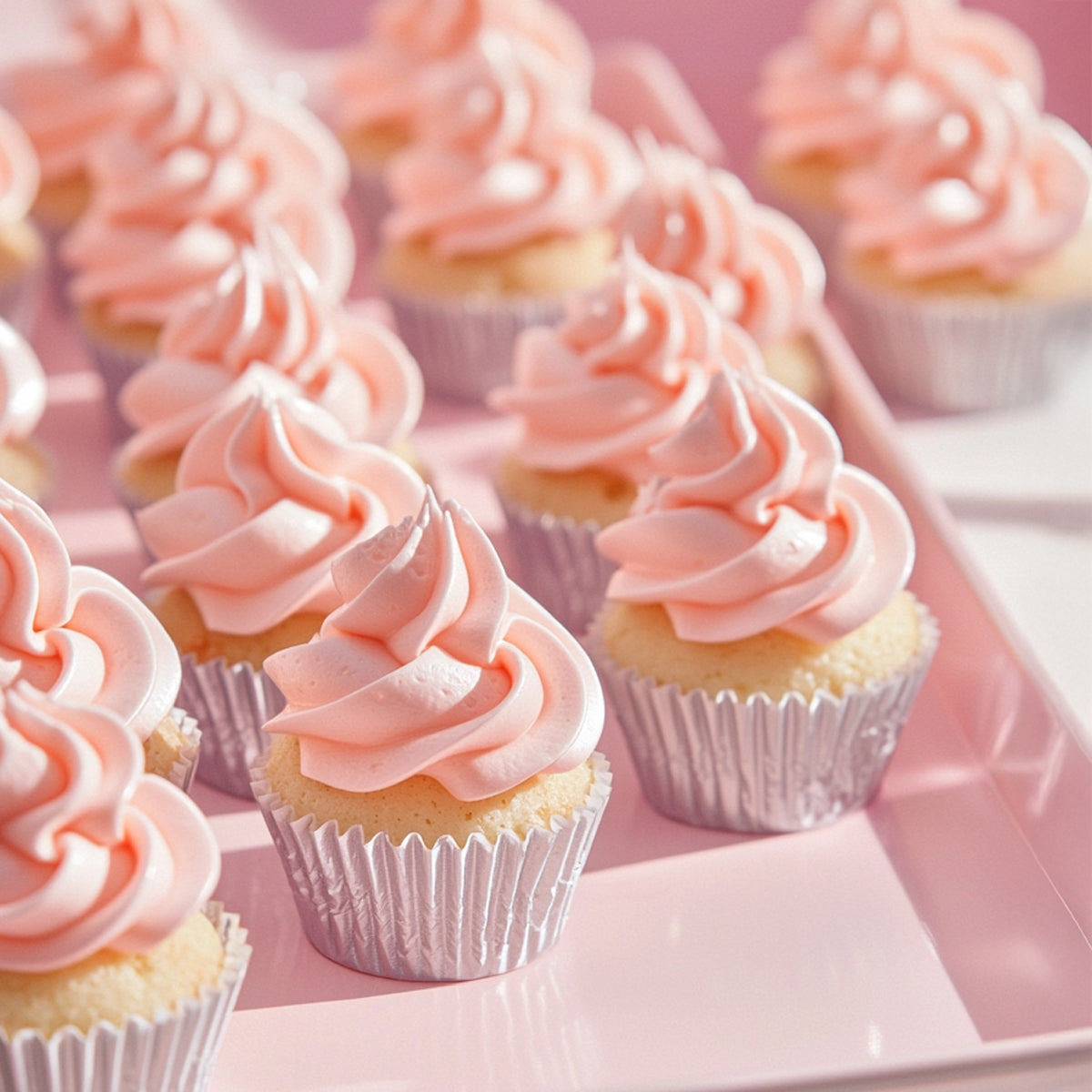 Papyrus Mini Foil Baking Cups Base Silver 35mm 50 Pack