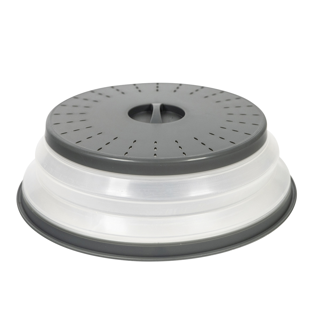 Tovolo Large Microwave Collapsible Food Cover 31.5cm  - Charcoal