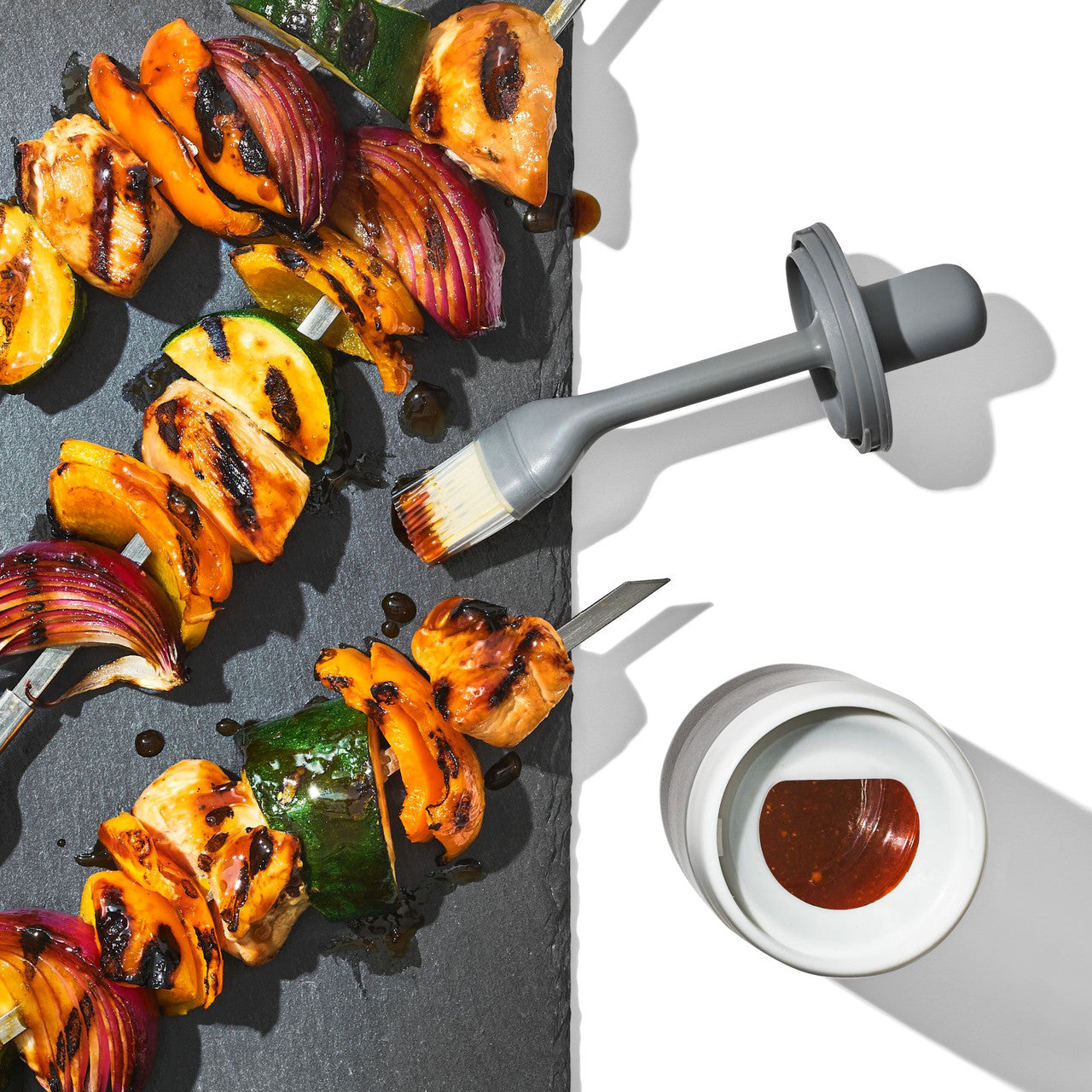 OXO Good Grips Glass Oil Bottle W Silicone Brush