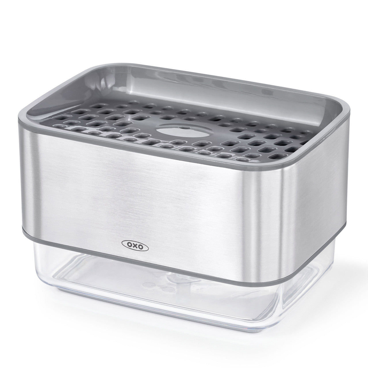 OXO Good Grips Stainless Steel Soap Dispensing Sponge Holder