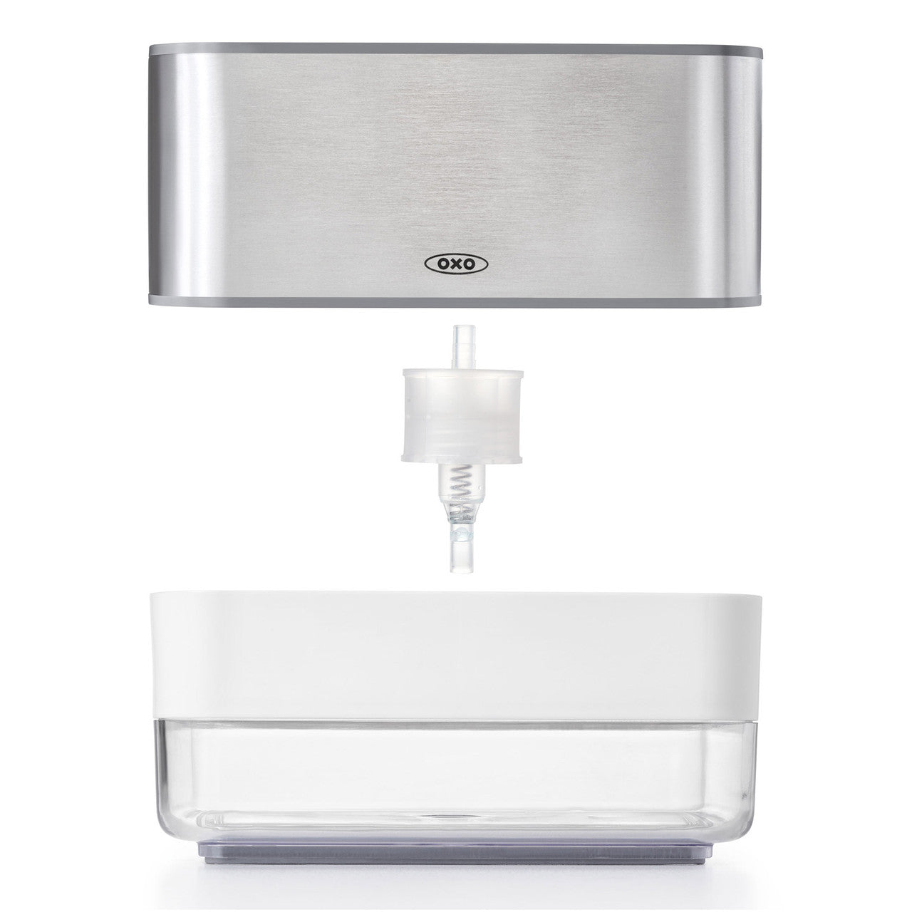 OXO Good Grips Stainless Steel Soap Dispensing Sponge Holder